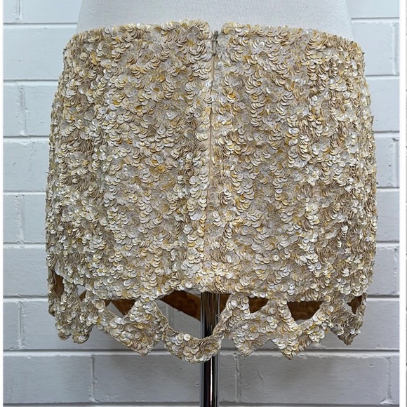 Aje Sequin Mini Skirt Size 26 - Picture 2 of 6